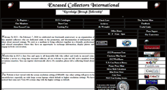 Desktop Screenshot of encasedcollectorsinternational.org
